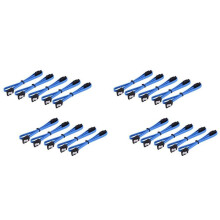 20 Pieces of Sata3.0 Solid State Drive Serial Port Data Cable with Lock Cable 3.0 Data Cable Series 6Gb/S 40cm