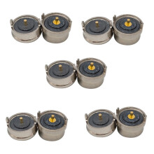 10x Conector de Pino Pogo com Mola Magnética Pino único Pino 2 Pólos 2 Pólos de Carga Macho Fêmea Sonda Fio de Solda e PCB