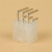 800Pcs 4.2MM 6 Pin Header Male Pin for Card GPU PCI-E PCIe Power Connector Right Angle Through Hole Video Card