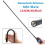 2X Antena Dobrável Pescoço de Ganso AR-152G de 48,8 Polegadas SMA-Macho VHF UHF 144/430Mhz para  TYT 2
