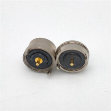 10x Magneet Veerbelaste Pogo Pin-Connector Enkele Veerpen 2 Polen Laadvermogen Mannelijk Vrouwelijk Probe Soldeerdraad en PCB
