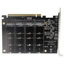 4X PH44 NVME 4-Disk Array-Kort PCIE Signal Split Array-Kort