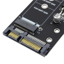 3X Adaptador M.2  Adaptador M2 una  Adaptador M.2 una  Convertidor M.2 NGFF 2.5 Pulgadas SATA3 Tarjeta B Clave para 2230-2280 M2 SSD