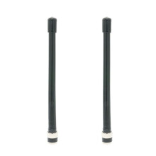 2X Replacement Aerial Long Range Handheld BNC VHF 136-174Mhz Antenna Walkie Talkie Rubber Antenna