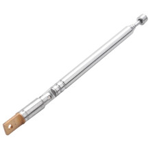 6PCS Replacement 25.4cm 10Inch 5 Sections Telescopic Antenna Aerial for Radio TV