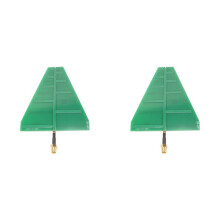2X UWB Ultra Wideband Log Periodic Antenna 1.35GHz-9.5GHz