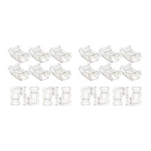 20PCS 2 Pin 8Mm Cob LED Connector Kit for 8Mm Cob LED Strip Lights