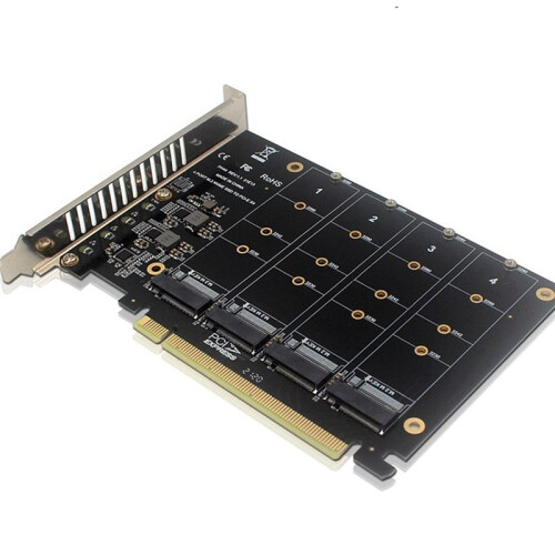 4X PH44 NVME Scheda Array A 4 Dischi Scheda Split Array Segnale PCIE 1