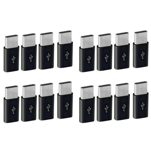 4X Micro-USB to Usb C Adapter,  to Typec Charging Adapter, Usb Type C Adapter Conversion Connector with Resistor