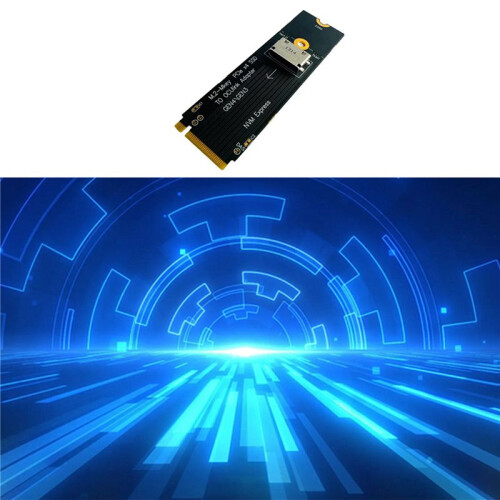 2X M.2 NVME Till U.2 Oculink SFF-8612 Adapter PCI-E NGFF Multi-Function Convenience Adapter GEN4 1