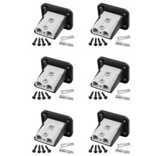 3X New Flush Mount for Anderson Plug 50A Connector Kit Mounting Bracket Panel Cover for Caravan Boat Truck