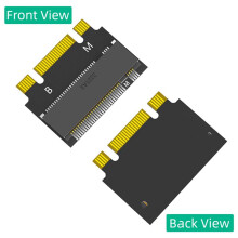 2X M.2 NVME M-Key B+M 2230 to 2242 Extension Adapter Brackets SSD Soild Hard Disk Converter Frame for Desktop Computer