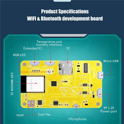 5X ESP32 Development Board WiFi  2.8 Inch 240X320  Display TFT Module Touch Screen 2