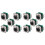 2X Ethercon Rj45 Chassis Socket,D-N8FDP Feed/Pass Panel Mount Jack,D Series Cat5 RJ45 Vertical Panel-Mount Connector 1