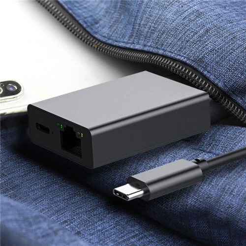 2X for  TV 4K USB Dock Adapter USB C Ethernet USB C to Ethernet Adapter Plug and  Support PD Charging 2