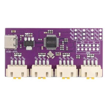 USB Naar 4 TTL Seriële Poort USB Type-C Interface 6 Mbps Hoge Snelheid CH344 Chip Communicatie Conversiemodule