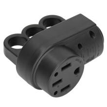 RV Female Plug 50A 125V Connector Receptacle with Handle Accessory for Replacement