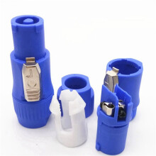 60 STKS NAC3FCA NAC3FCB Speakon Plug 3 Pin Mannelijke Powercon Connector 20A 250 V AC Stekker Connector Blauw en Grijs Wit