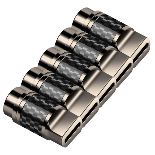 USB C Connector with Chip ALC5686 Type-C Connector DIY Headphone Plug Shell Electronics Earphones Jack 5pcs Black