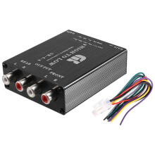 Convertitore Audio Multifunzione da 50 W A 4 Canali, Semplice da Usare, Trasmissione Audio Senza Perdite per Elettronica Automobilistica
