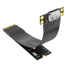 M.2 NVME to Oculink 4i Extension Cable for SSD Card M2 M Key to SFF-8612 Adapter