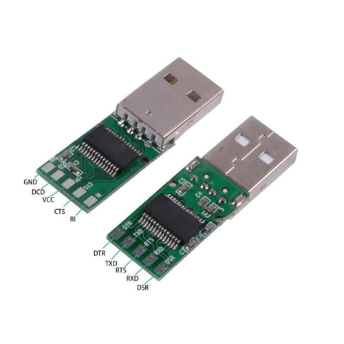 Módulo Conversor Serial USB RS232 FTDI - Placa Adaptadora de Plugue USB PCB Módulo Conversor Serial com Suporte para Win10 1