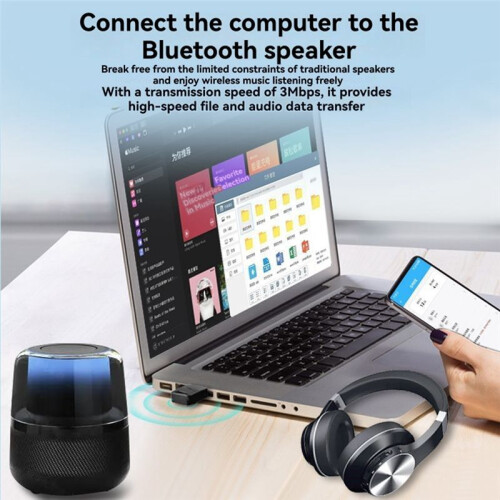 USB  6.0 Adapter Music Audio Receiver Transmitter for  Speaker Keyboard Mouse Headphone Printer 2