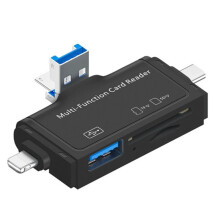 OTG Adapter USB 2.0 Card Reader USB C Card Reader TF/Micro- Memory Illuminated OTG Flash Drive Reader Adapter