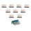 10Pcs USB Connector Type C Female Jack 5Pin SMD SMT Type-C Socket Charging Port Type-C Female Socket Connector 1