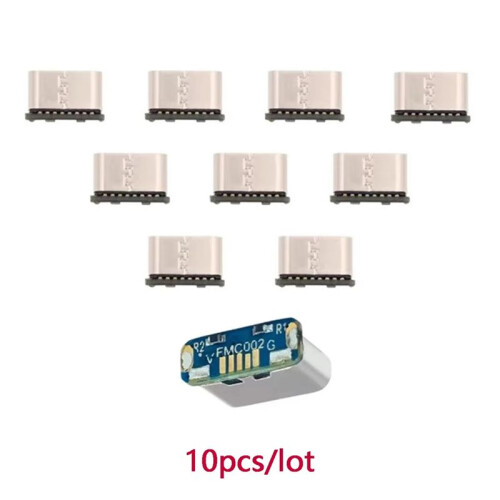 10Pcs USB Connector Type C Female Jack 5Pin SMD SMT Type-C Socket Charging Port Type-C Female Socket Connector 1