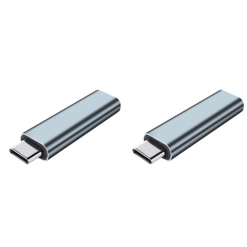 2 Stuks USB Type-C Virtuele Display-Adapter DDC EDID Dummy Plug Headless  Display Emulator Dummy Load 4K 60Hz 1