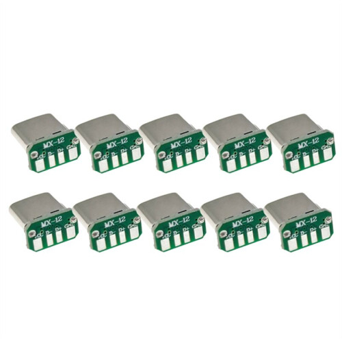 10PCS USB 3.1 Type C Vertical Patch Board 16pin 4 Welding Wire Data Band PCB USB Board Male  16P Usb C Connector