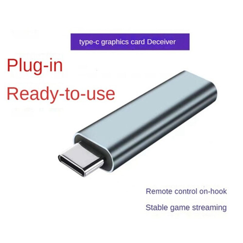 2 Stuks USB Type-C Virtuele Display-Adapter DDC EDID Dummy Plug Headless  Display Emulator Dummy Load 4K 60Hz 2