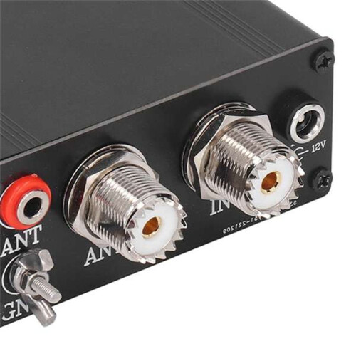 ATU-130 1.8‑50MHz 200W Micro-Shortwave Automatic Antenna Tuner 10‑15VDC Organic Light Emitting Diode Display. 1
