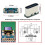 10Pcs USB Connector Type C Female Jack 5Pin SMD SMT Type-C Socket Charging Port Type-C Female Socket Connector 7