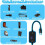PD Type-C to 12V Lighter Adapter-USB-C  5V to 12V Step  Car Lighter Socket Converter Cable 4