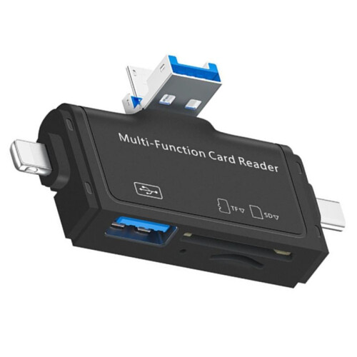 OTG Adapter USB 2.0  Card Reader USB C Card Reader TF/Micro- Memory Illuminated OTG Flash Drive Reader Adapter 1