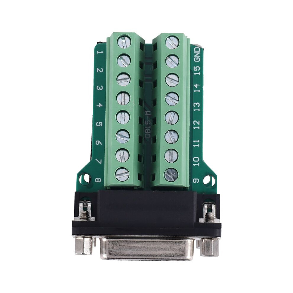 Db15 D-Sub Vga 15Pin Female Adapter Jack Terminal Breakout Pcb Board 6033725912734