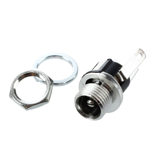 5 Pcs 5.5mmx2.1mm  Power Jack Socket Female Panel Mount Connector 1