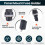 10Pcs 10A AC 250V 5mm x 20mm Panel Mounted Plastic Fuse Holder Socket 3