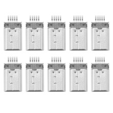 10 pieces  USB Type B Male 180 Degree 5 Pin SMD SMT for Soldering Jack Connector