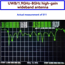 Logarithmic Periodic Antenna UWB Ultra-Wideband Antenna High Gain 1.9GHz-8GHz Passive Waveguide Antenna