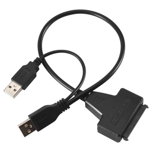 Cabo Adaptador USB 2.0 para  33cm para HDD SSD Externo de 2,5 Polegadas