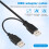 USB2.0 to  Adapter Cable 33cm for 2.5 Inch External SSD HDD 2