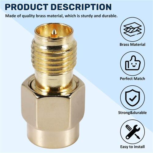 Robuster SMA-Stecker auf RP-SMA-RF-Koax-Adapterbuchse 1