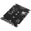Black B + M key Socket 2 M.2 NGFF () SSD to 2.5  Adapter Card with Case 1