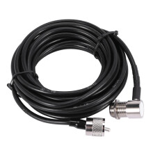 RB-400 Car Antenna Mount Bracket + 5M PL259 Connector Extend Cable Feeder Cable for Mobile Radio TH-9800 BJ-218 KT8900
