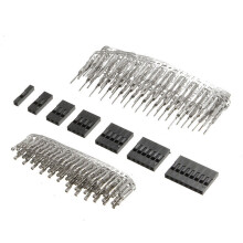 310 Stuks 2,54 mm Mannelijke + Vrouwelijke Dupont-Draadjumper en Headerconnectorbehuizingsset