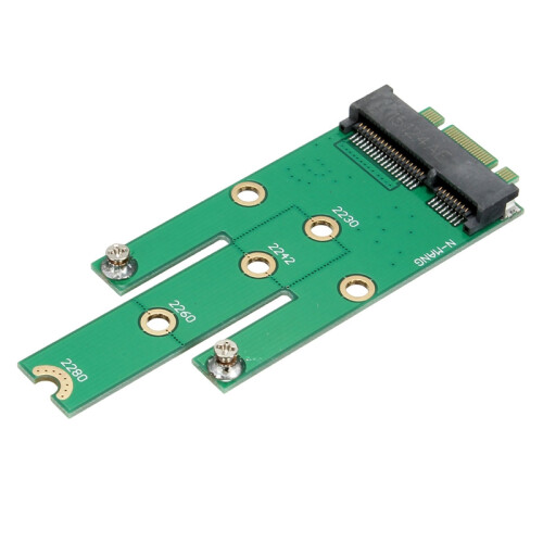 Carte Adaptateur D'Interface  B ClÉ Msata  PCI-E 3.0 Ssd À Ngff M.2 2