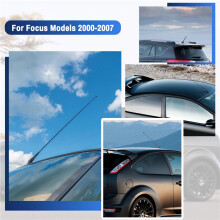AM / FM Antena de Techo de Radio de Coche, MáStil + Kit de Base para Modelos Focus 2000-2007 XS8Z-18919-AA